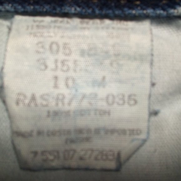 Vintage Lee Original High Waist Mom Jeans 10 M - Picture 4 of 6